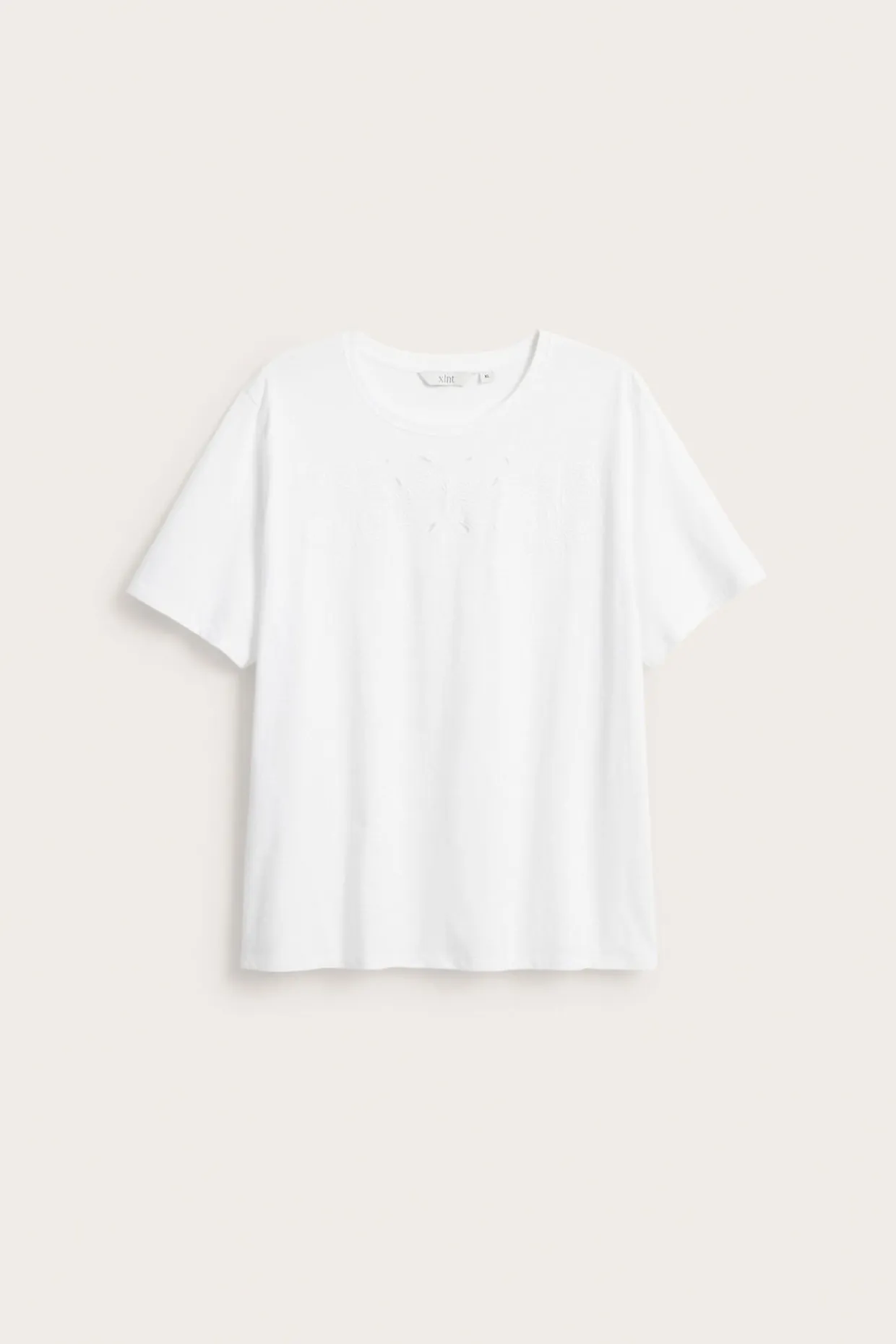 T-skjorte med broderie anglaise