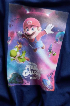T-skjorte Super Mario Galaxy i bomullstrikot