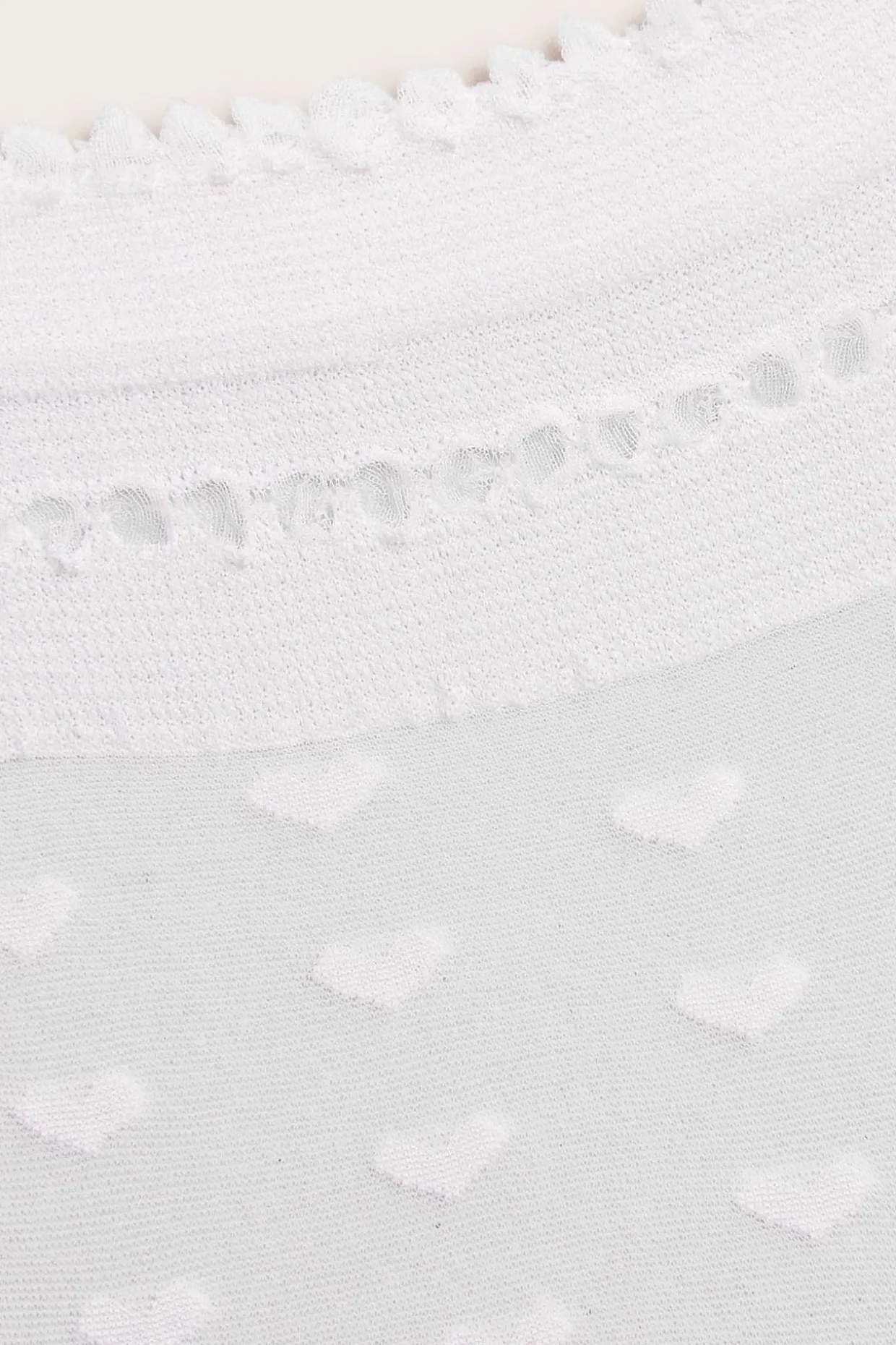 Tynne strømper med hjerter