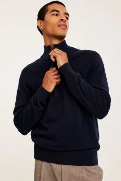 Ulltrøye half-zip
