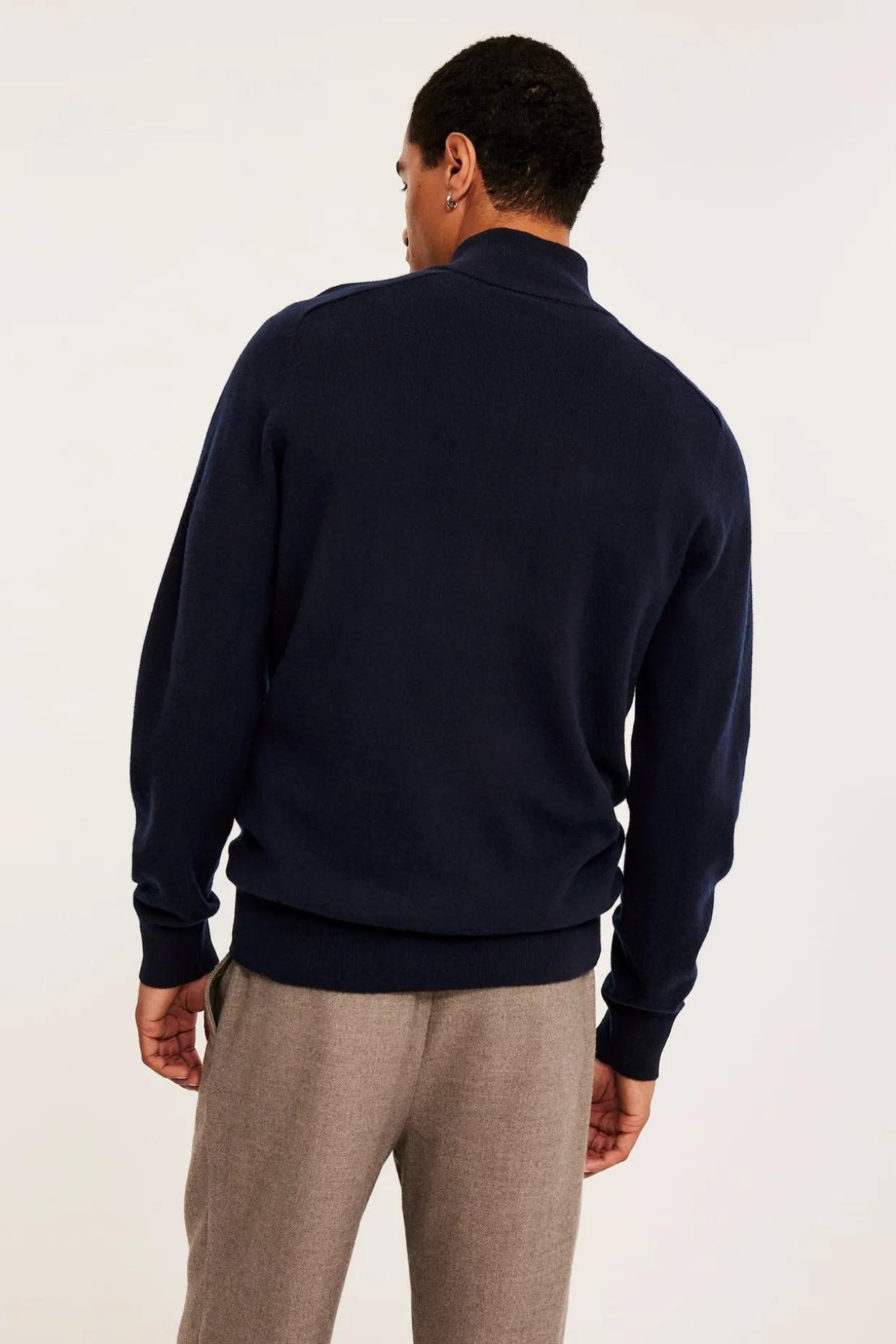 Ulltrøye half-zip