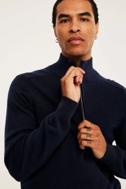 Ulltrøye half-zip