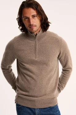 Ulltrøye half-zip