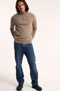 Ulltrøye half-zip