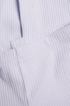Utsvingte leggings i bomullstrikot