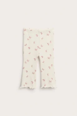 Utsvingt leggings med sommerfugler