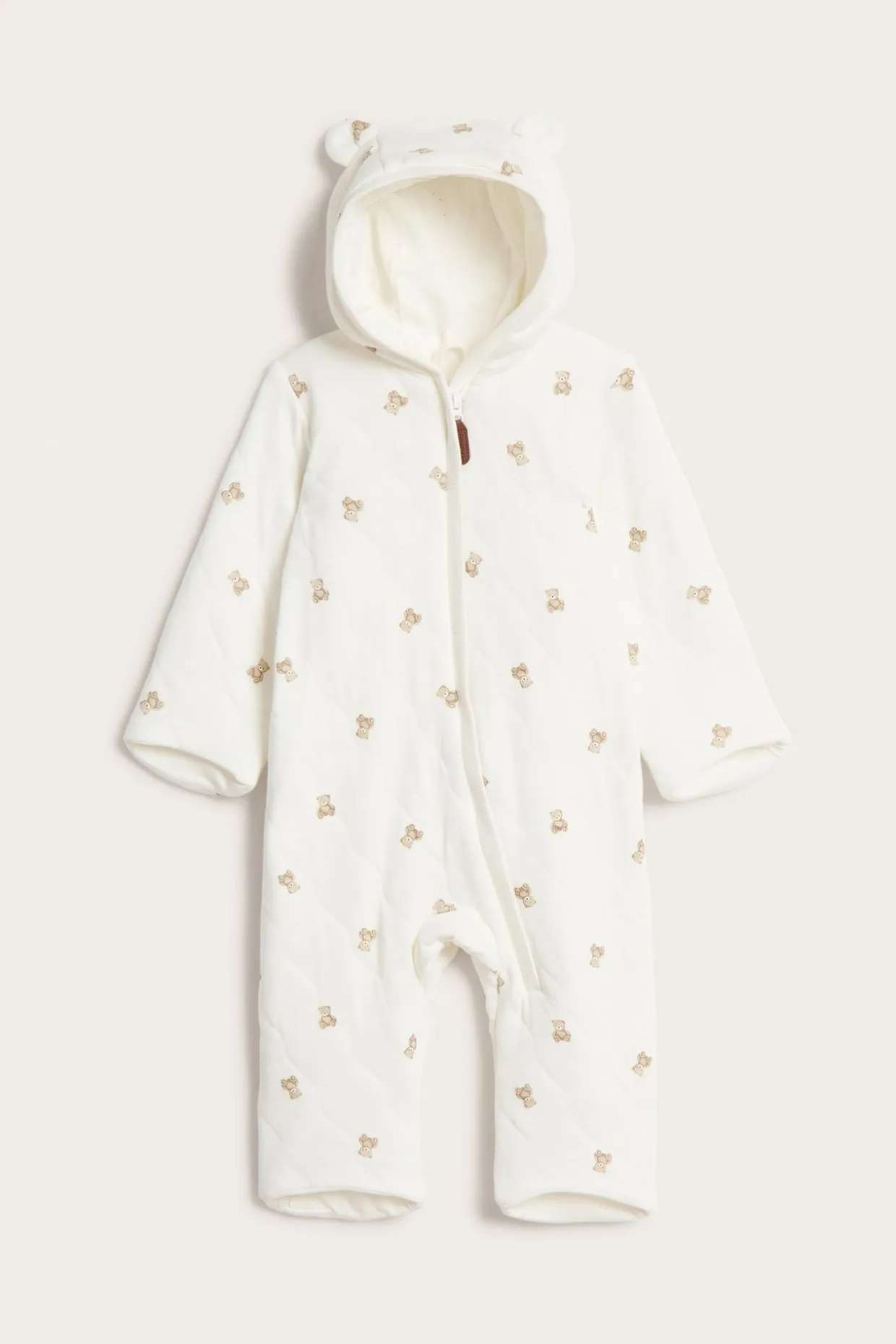 Vattert heldress med hette