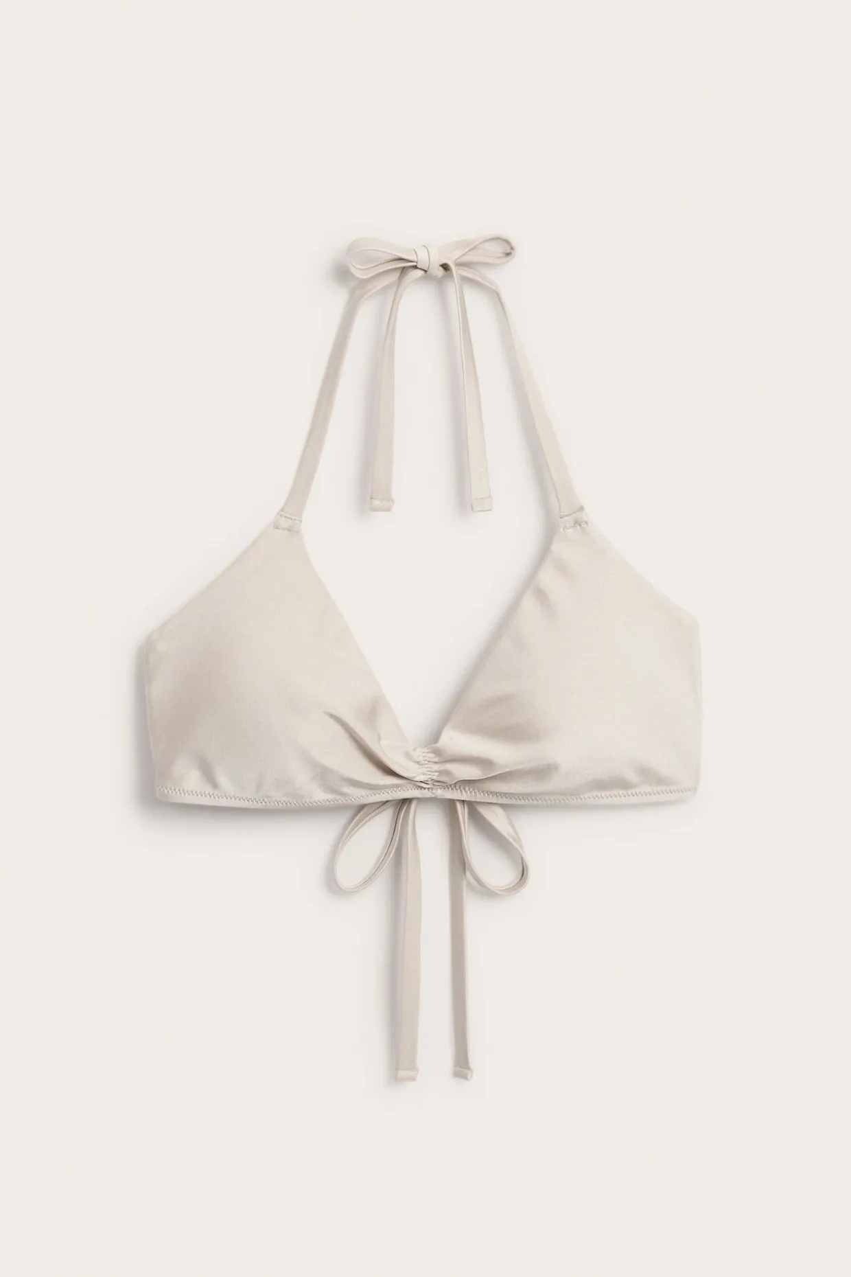 Vattert trekantbikini-BH