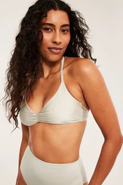 Vattert trekantbikini-BH