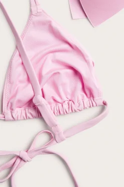Vattert trekantbikini-BH