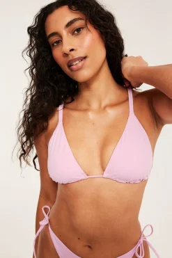 Vattert trekantbikini-BH