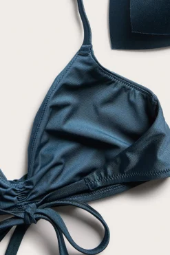 Vattert trekantbikini-BH