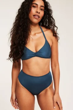 Vattert trekantbikini-BH