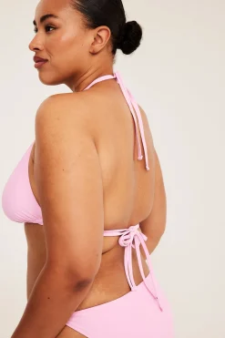 Vattert trekantbikini-BH