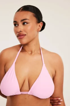 Vattert trekantbikini-BH