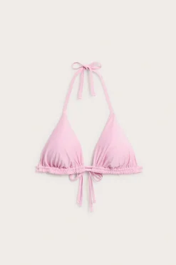 Vattert trekantbikini-BH