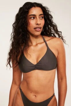 Vattert trekantbikini-BH