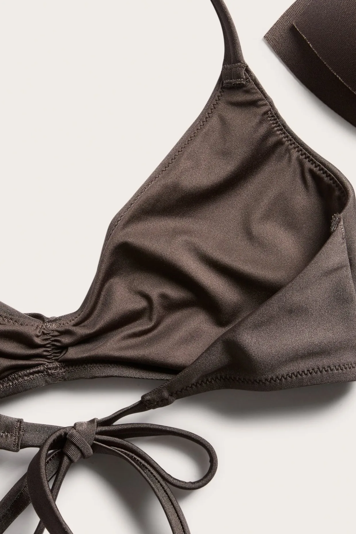 Vattert trekantbikini-BH