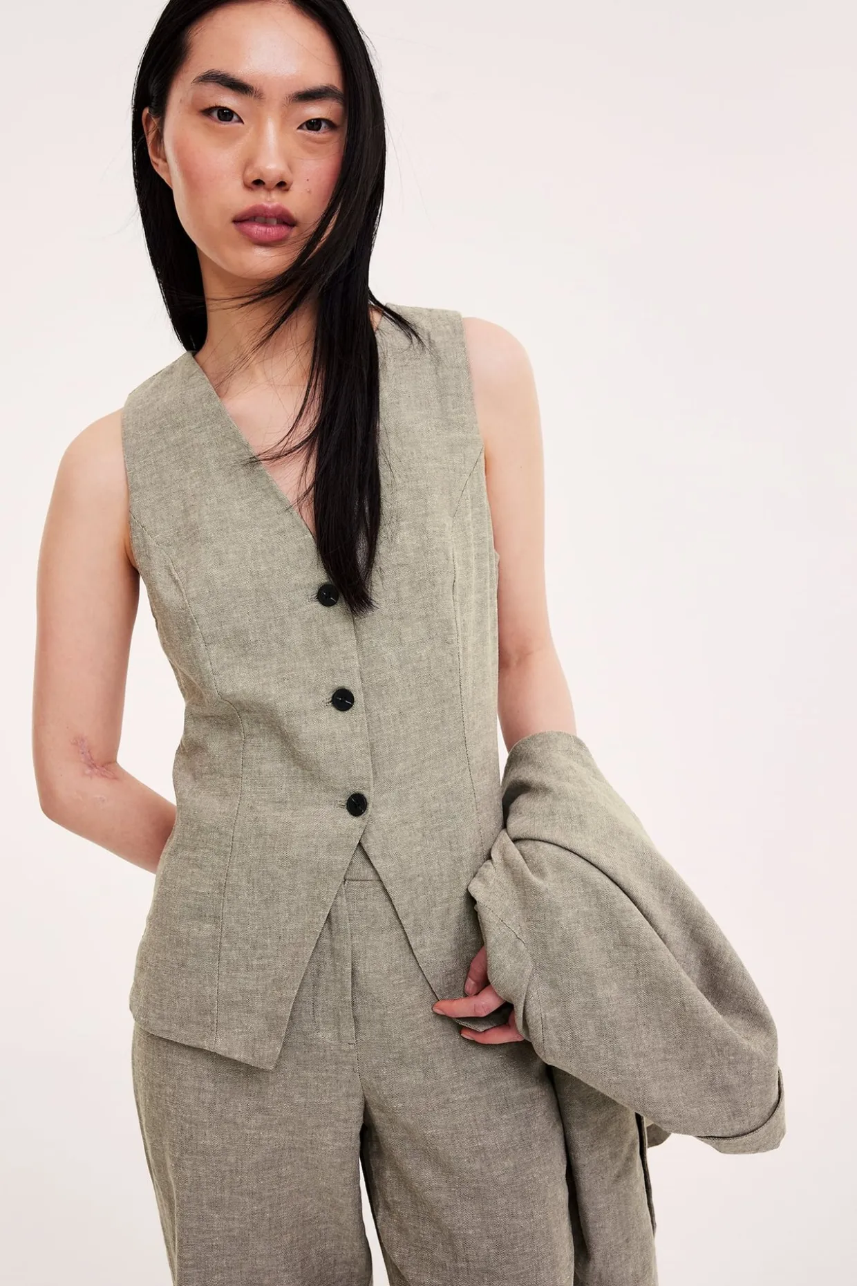 Vest i linblanding