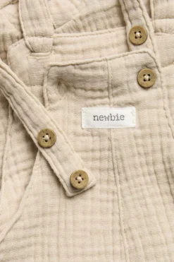 Vevd seleshorts i musselin