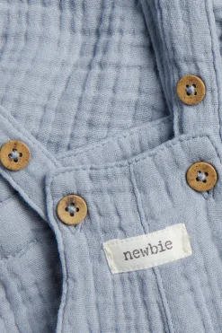 Vevd seleshorts i musselin