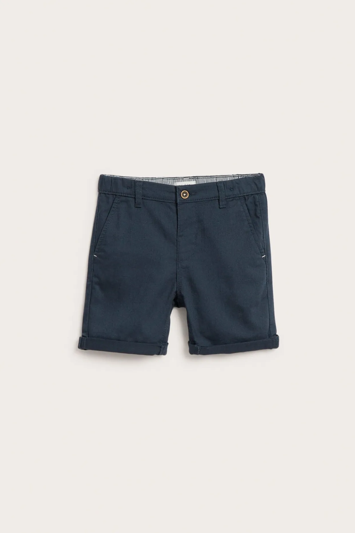 Vevd shorts med lommer