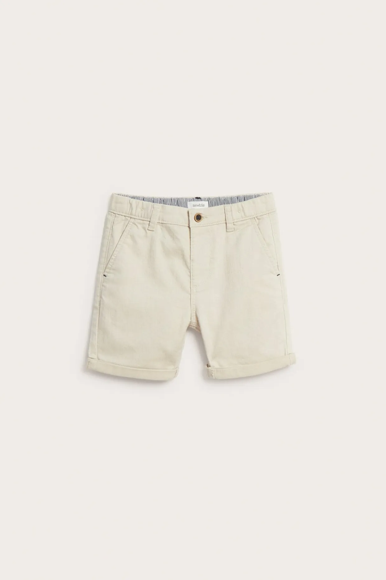 Vevd shorts med lommer