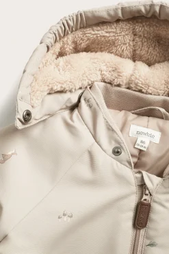 Vindtett parkdress med rever