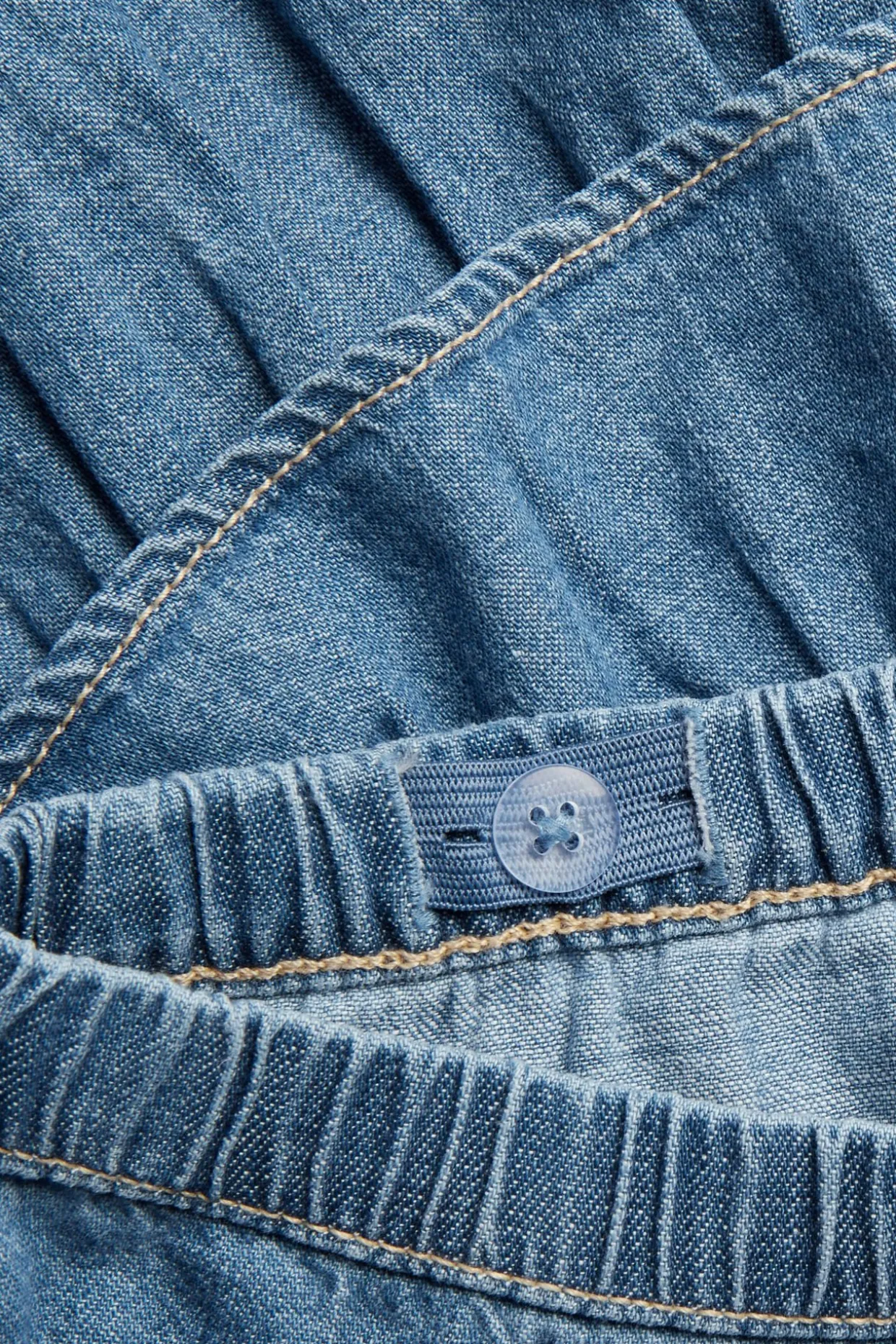 Volangskjørt i denim