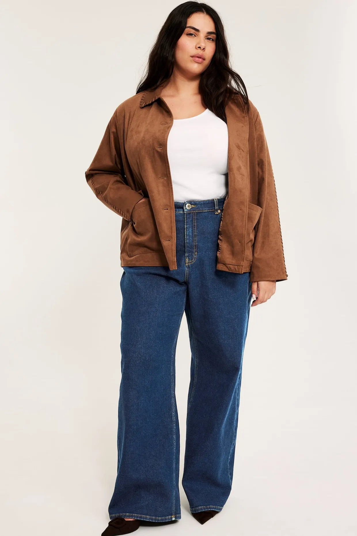 Wide jeans high waist
