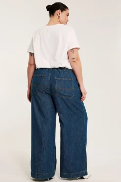 Wide jeans high waist
