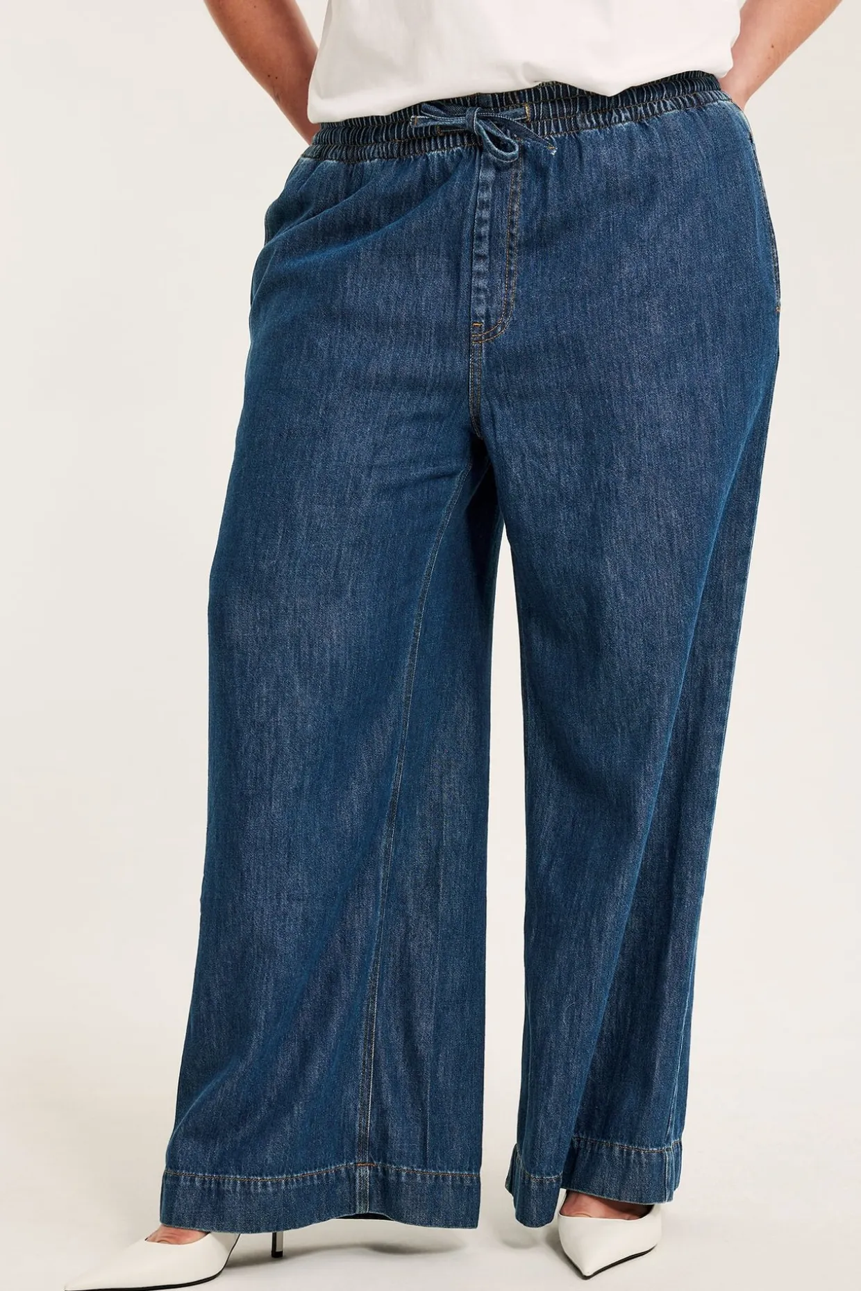 Wide jeans high waist