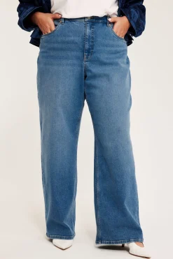 Wide jeans high waist