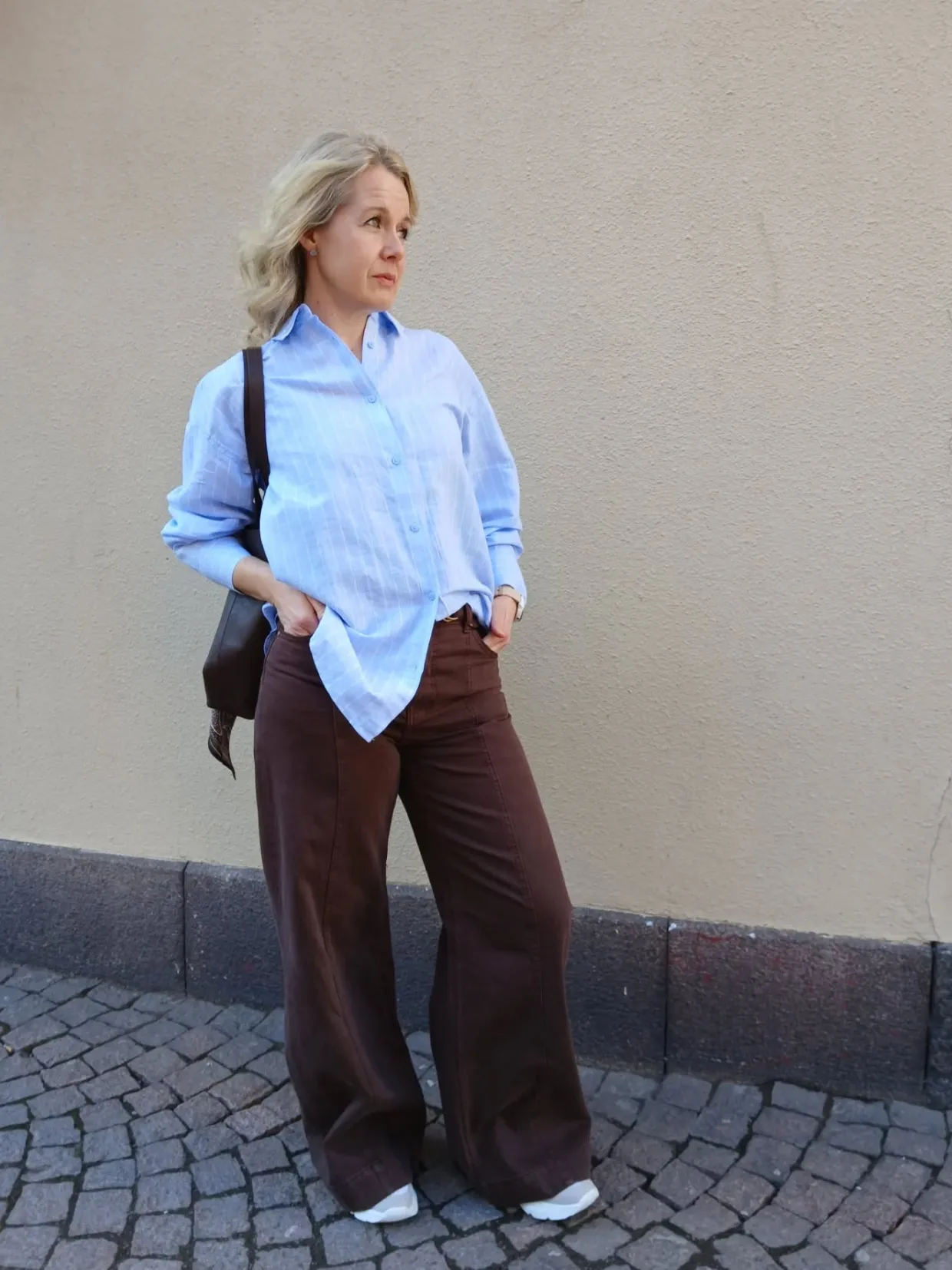 Wide jeans high waist