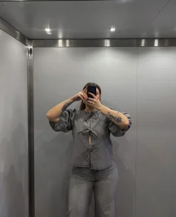 Wide jeans high waist