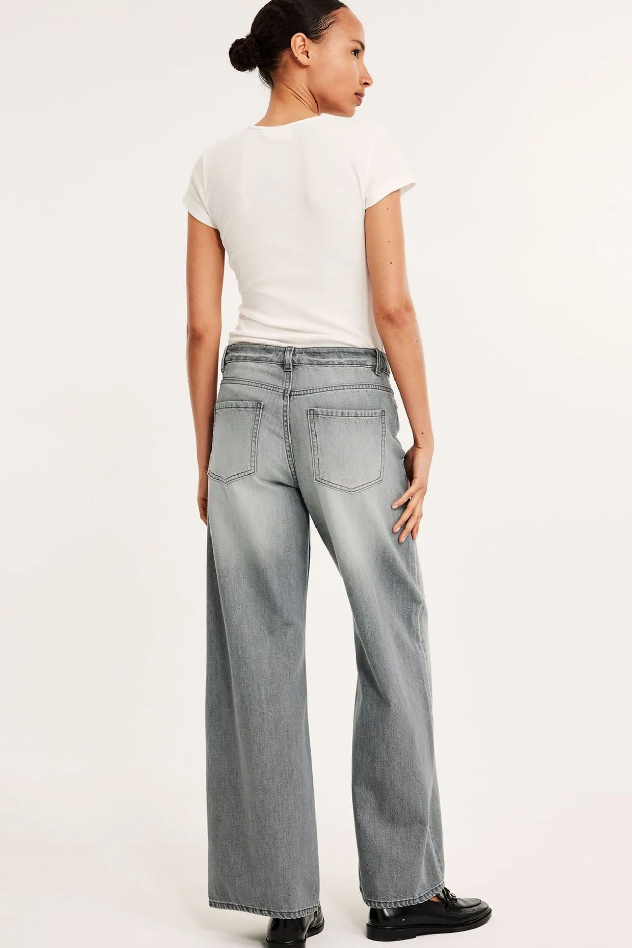 Wide jeans high waist