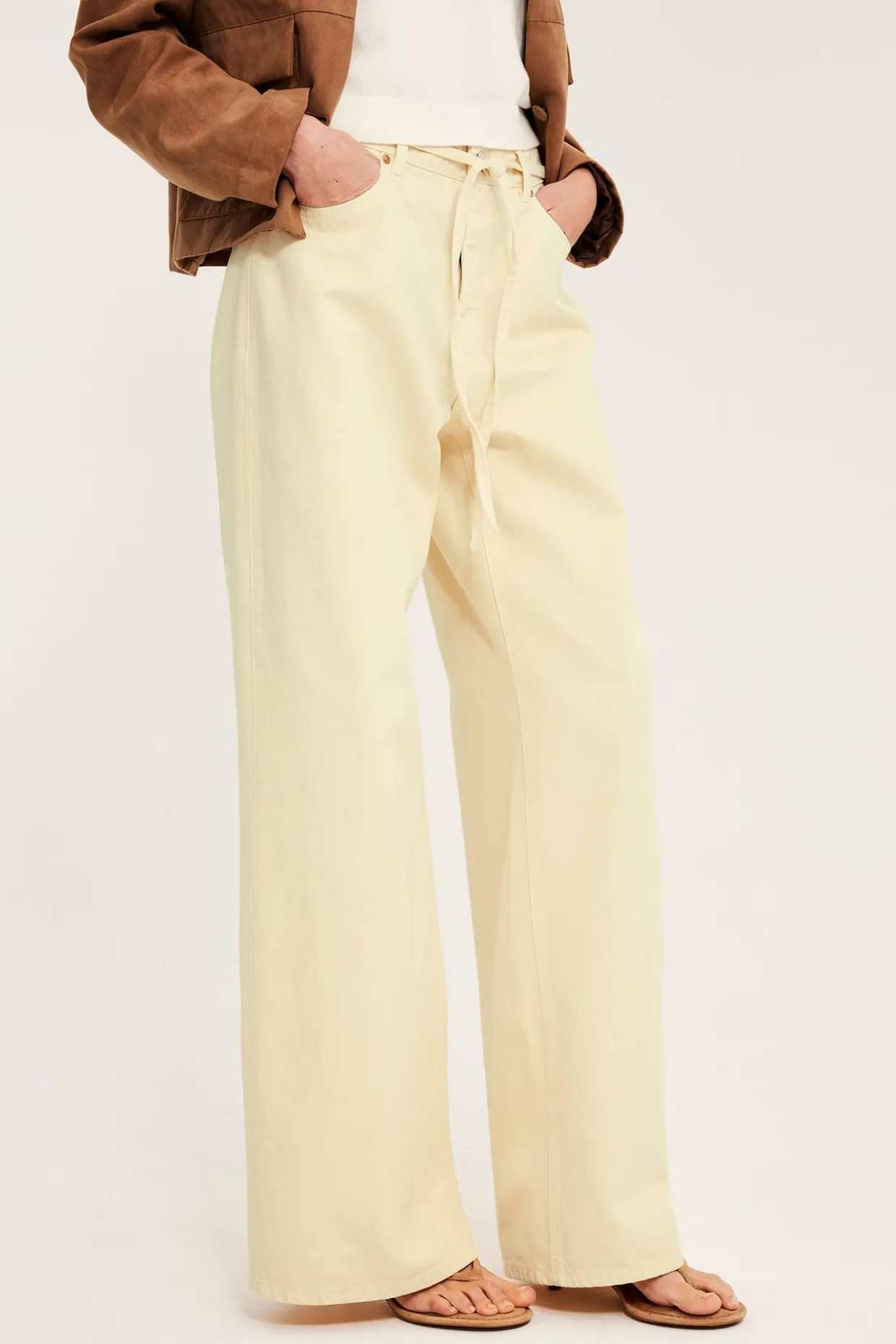 Wide jeans high waist