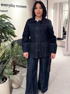Wide jeans high waist