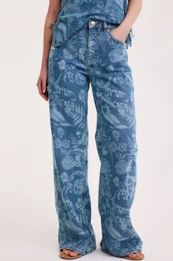Wide jeans high waist