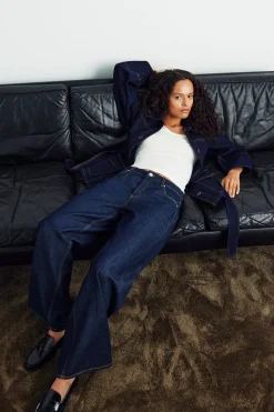 Wide jeans high waist