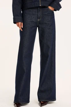 Wide jeans high waist