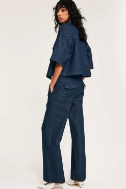 Wide jeans high waist