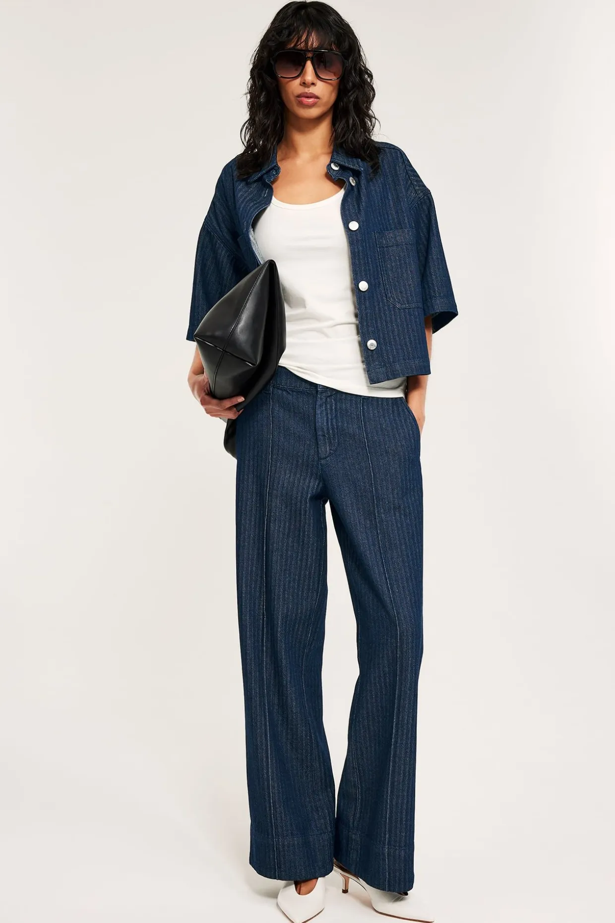 Wide jeans high waist
