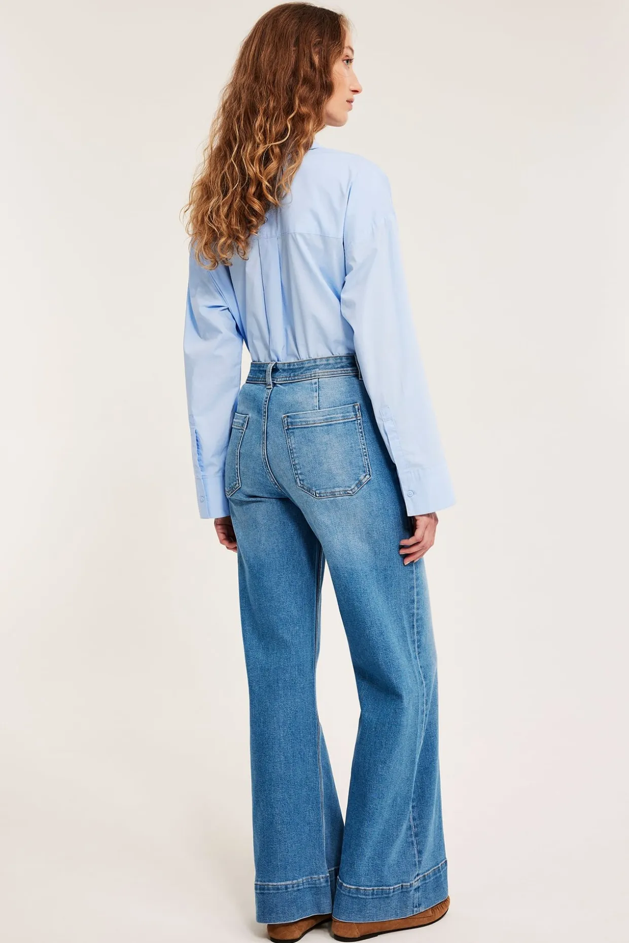 Wide jeans high waist