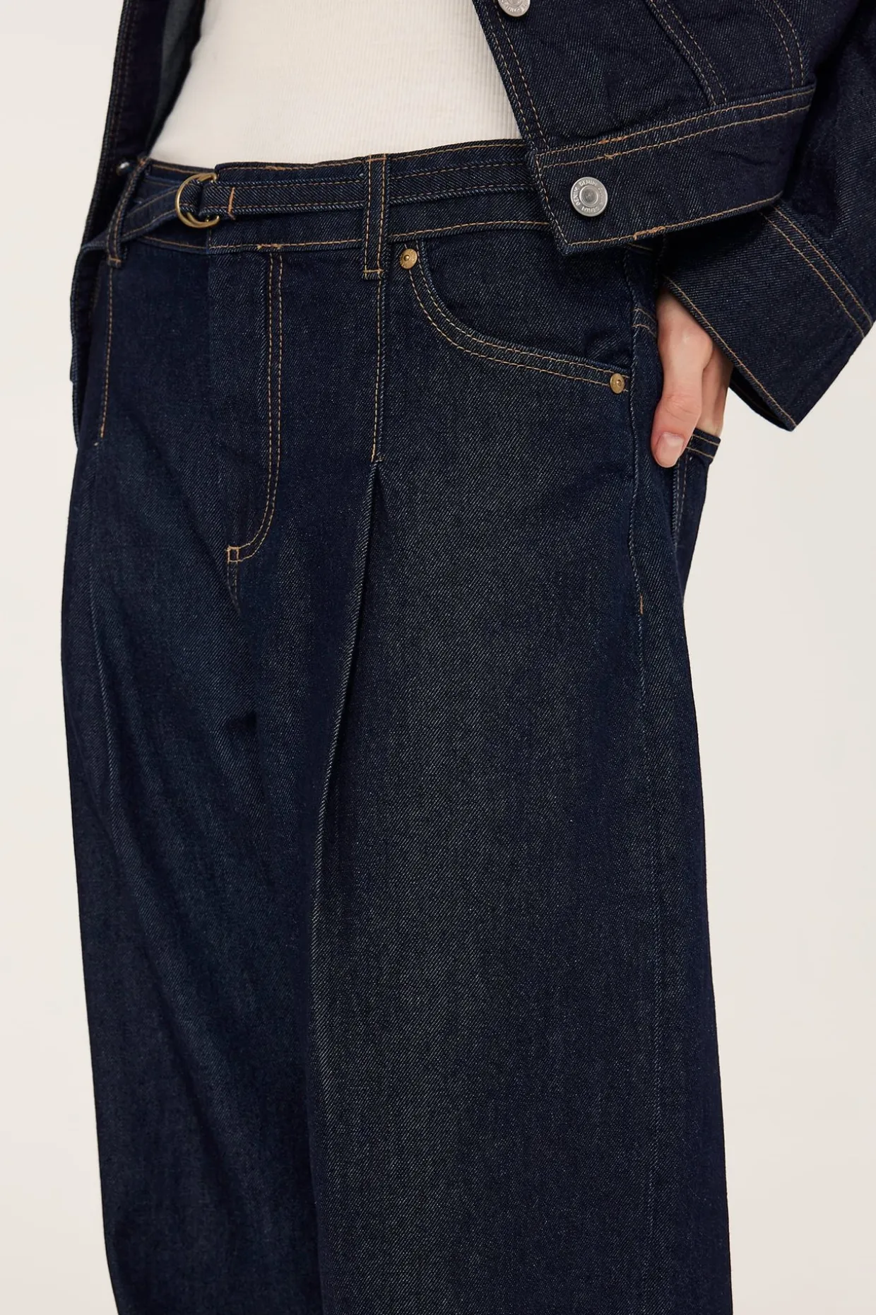Wide jeans high waist