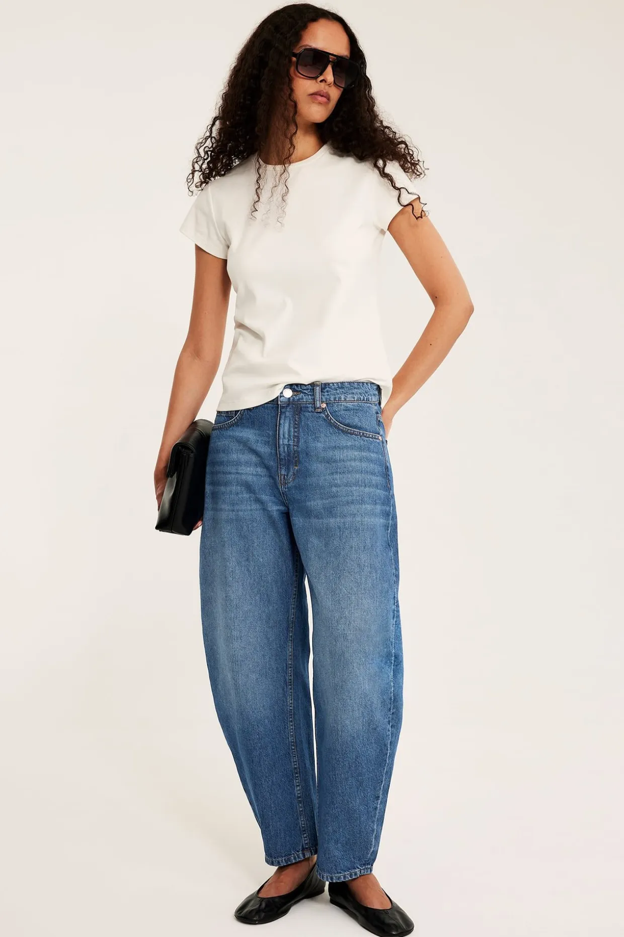 Wide Jeans High Waist Barrel Fit