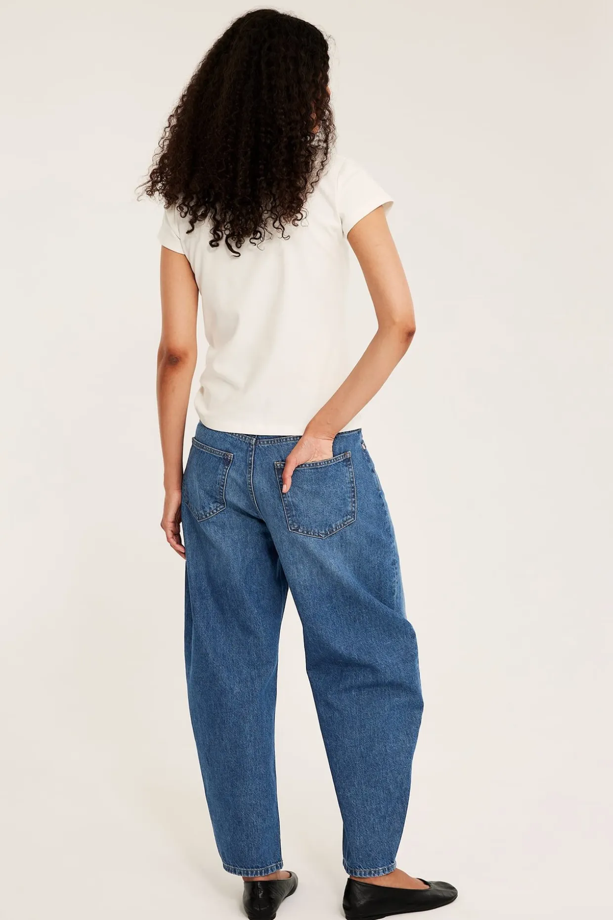 Wide Jeans High Waist Barrel Fit