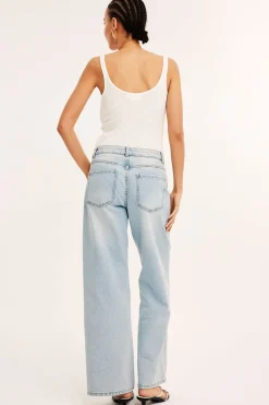 Wide jeans high waist | Lys denim | Dame | Kappahl