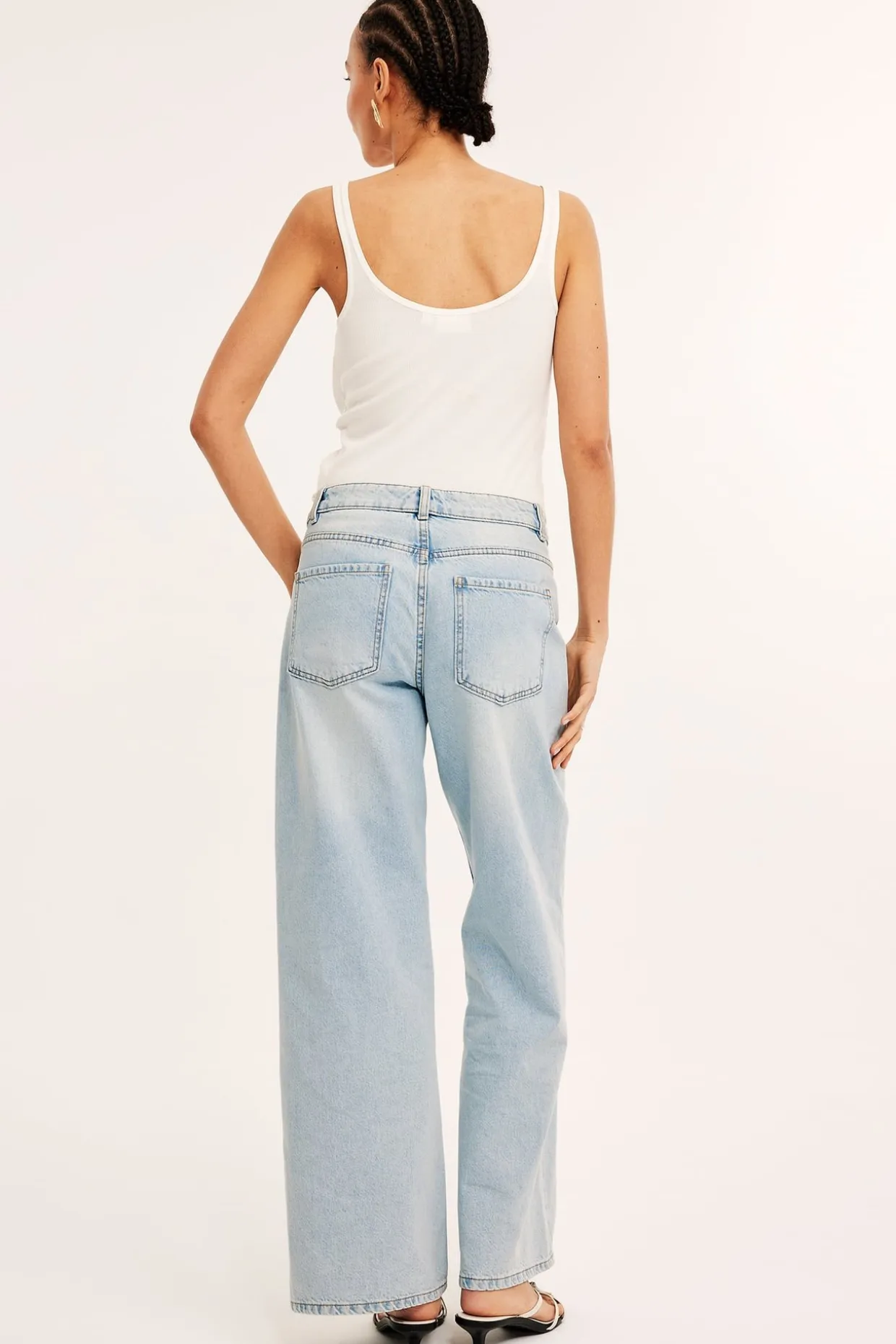 Wide jeans high waist | Lys denim | Dame | Kappahl