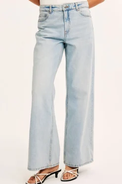 Wide jeans high waist | Lys denim | Dame | Kappahl